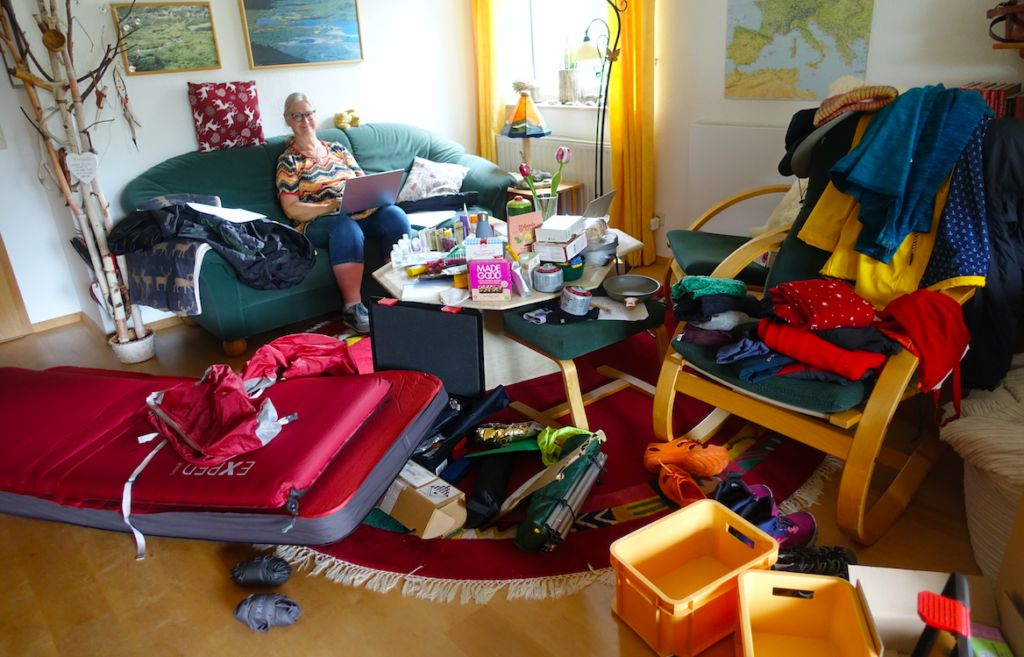 dennoch hat man kaum Platz zum Sitzen.