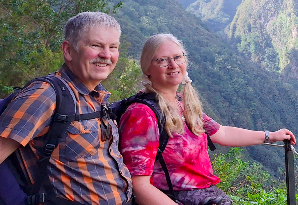 Frank und Sabine (Madeira, Frühjahr 2024 – und die Idee keimte bereits …)