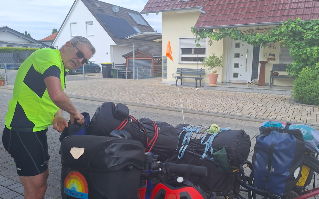 Ankunft in der FeWo im Spießerviertel von Büdingen-Rohrbach
