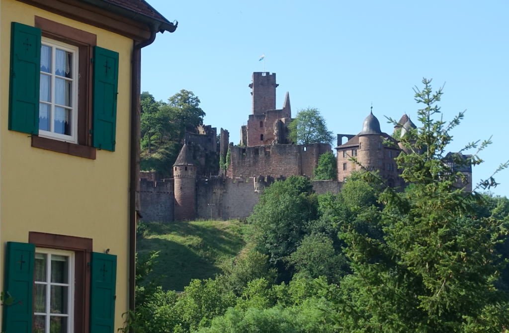 Blick auf die Burg von Wertheim