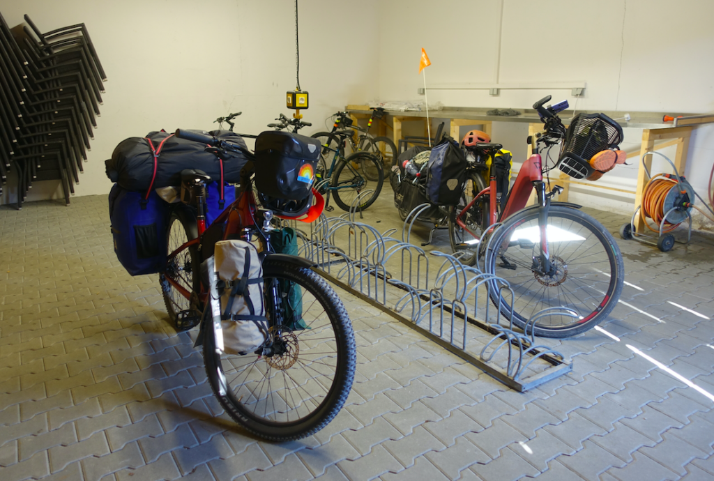 Der Gasthof Birkel hat eine perfekt ausgestattete Fahrradgarage – super!