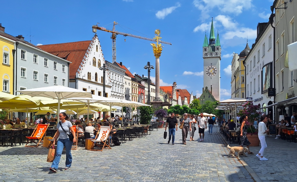 Fußgängerzone von Straubing