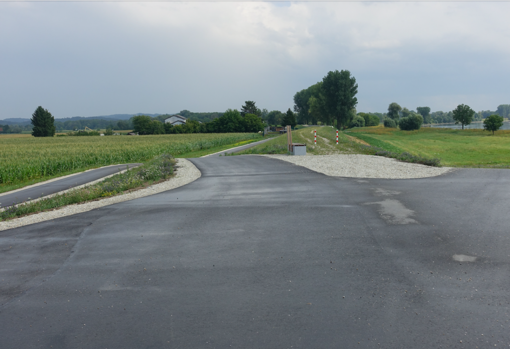 Teilweise sind die Radwege ausgesprochen großzügig angelegt