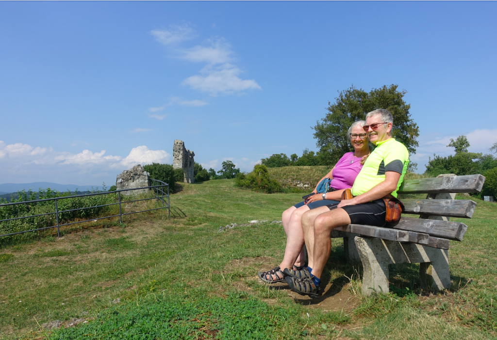 Kurzer Abstecher auf die Ruine der Burg Winzer