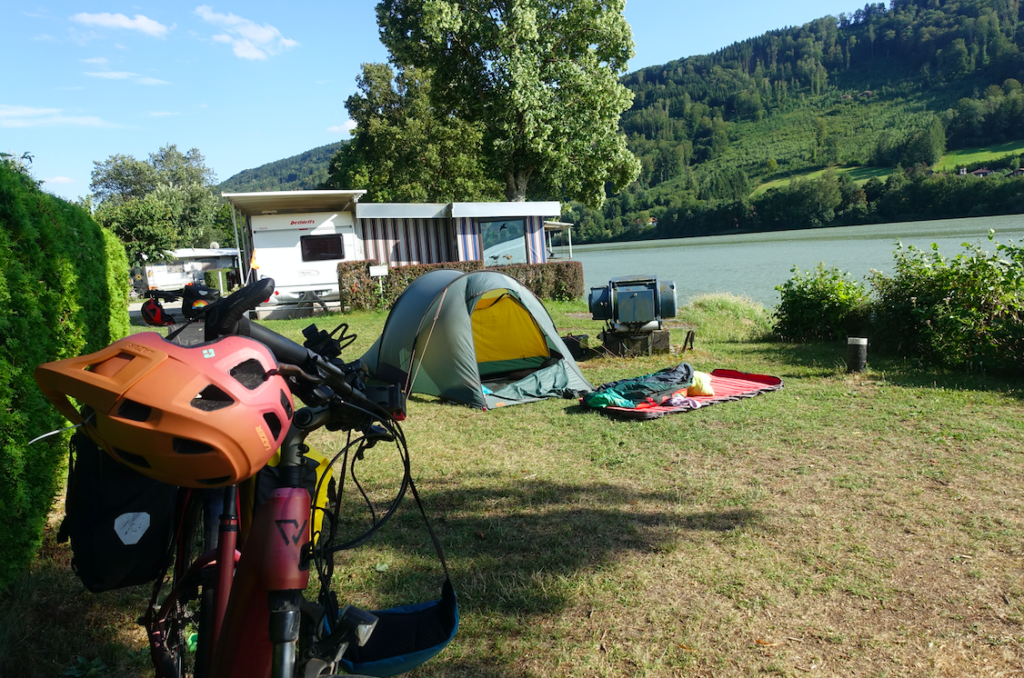 Traumplätzchen auf dem Campingplatz Kohlbachmühle