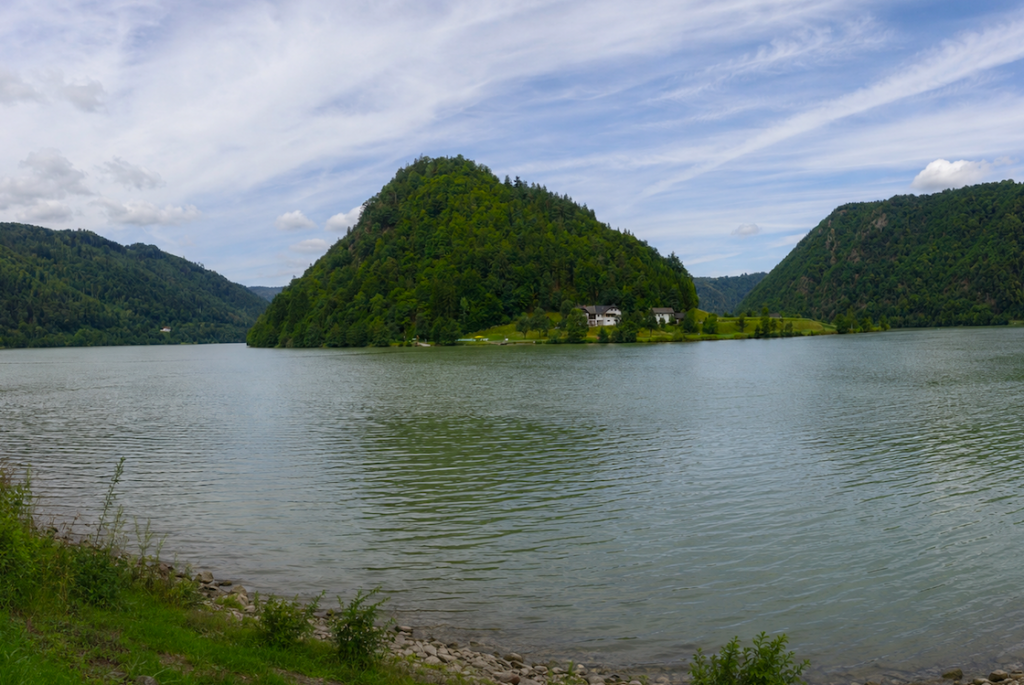 Blick auf die Donauschlinge bei Schlögen