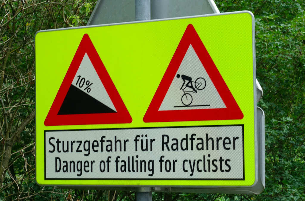 Hmmm: was passiert dann erst bei 20% Gefälle?