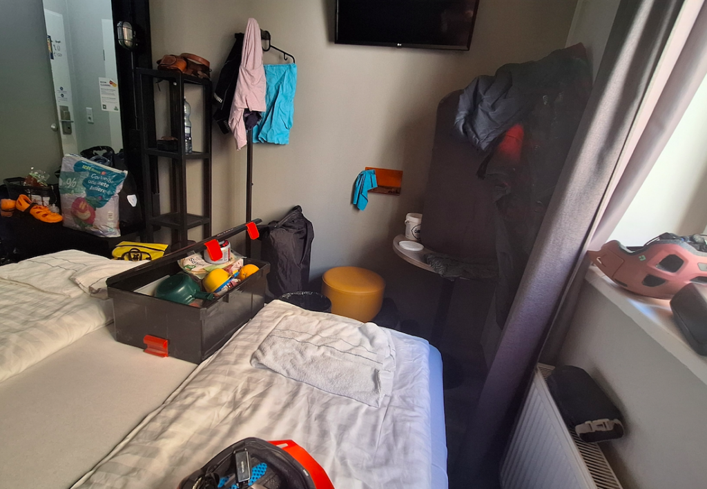 Hostelzimmer: Platz ist in der kleinsten Hütte