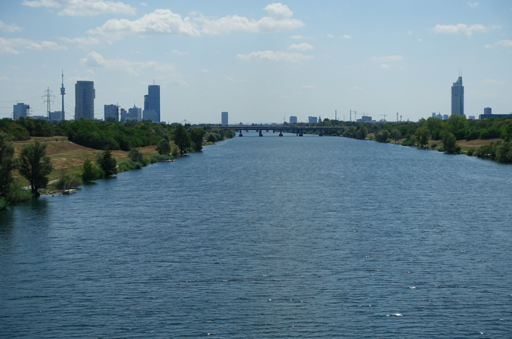 Blick gen Wien