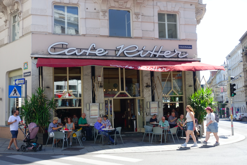 Das traditionelle Caféhaus Ritter