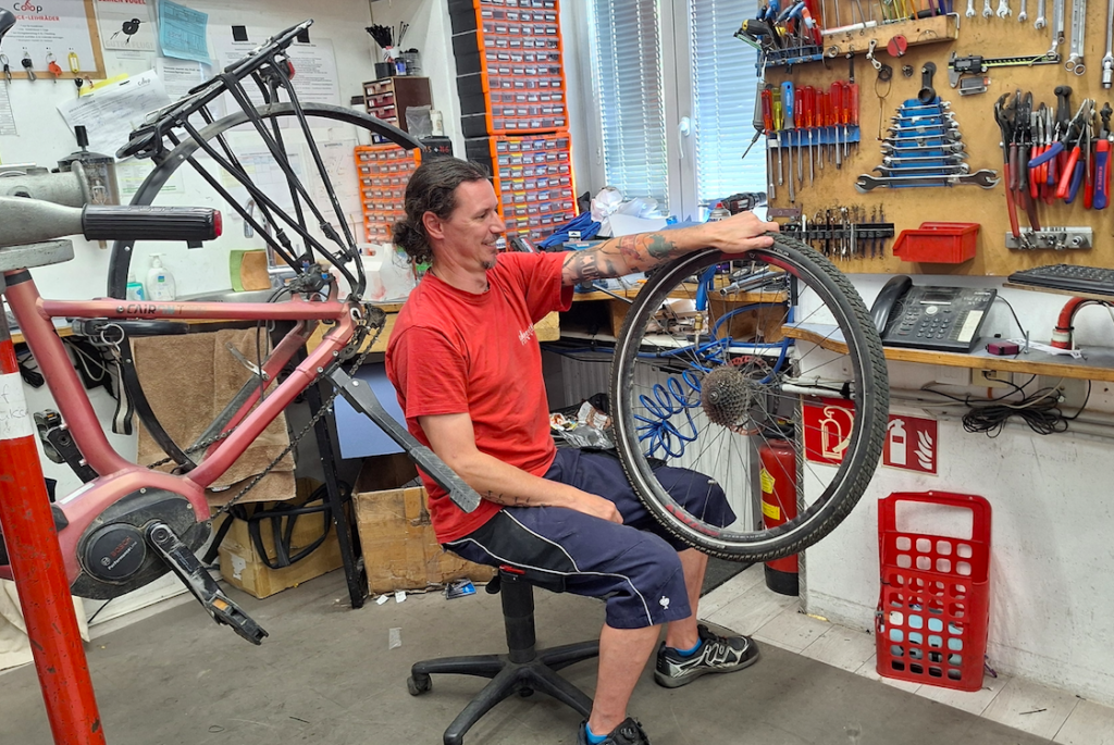 Erstklassige Hilfe bei der Fahrrad-Cooperative