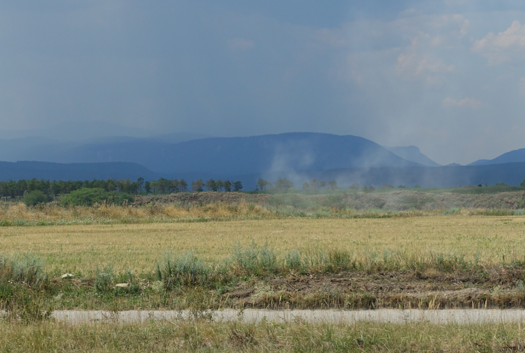 Im Westen der Steppe braut sich etwas zusammen … zieht dann aber weiter