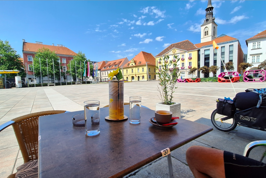 Pausenblick in Bruck