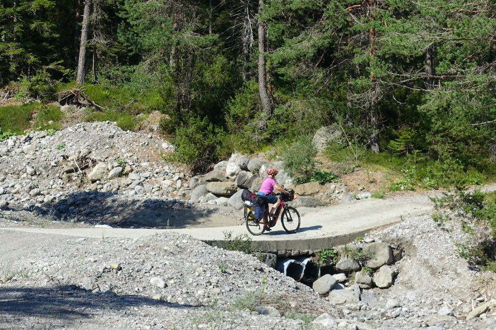 Meist war der Drauradweg asphaltiert ;)