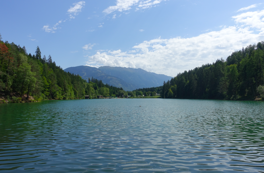 Der Tristacher See (hauptsächlich Badesee)