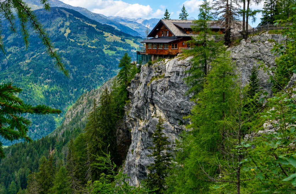 Die Lienzer Dolomitenhütte auf 1.620 m