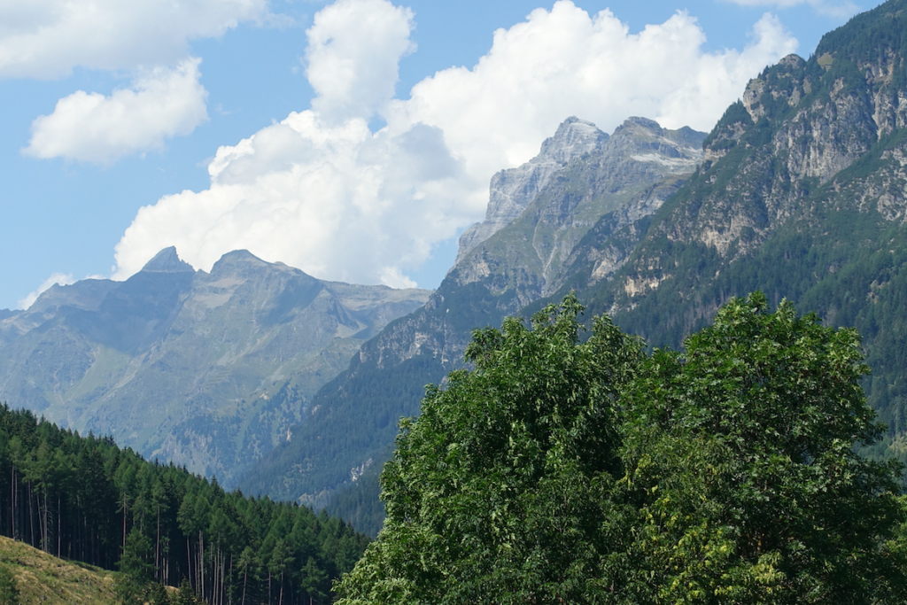 Je näher wir dem Brenner kommen, desto alpiner die Kulisse