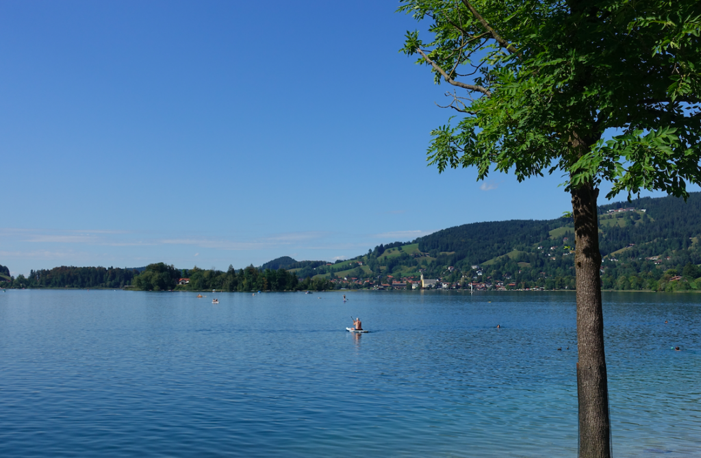 Unser Ziel ist heute ein Campingplatz am wunderschönen Schliersee