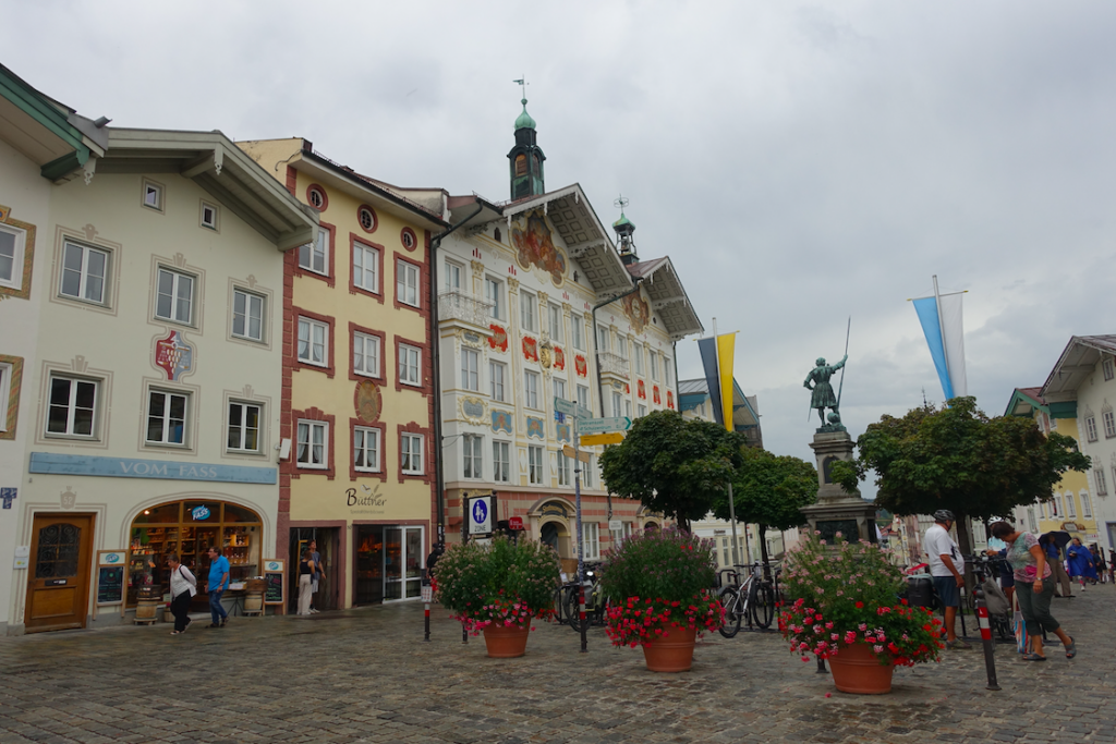 Bad Tölz: Leider fing es an zu regnen, um den Ort länger zu genießen