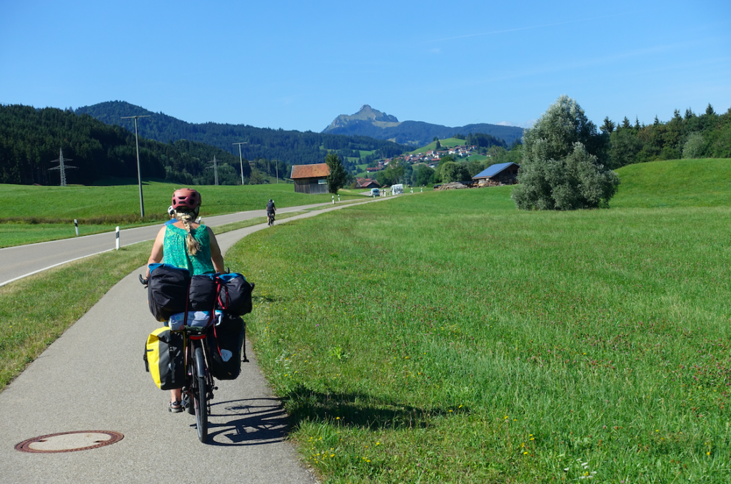 Da kommt der Grünten in den Blick, den Sabine von früher sehr gut kennt