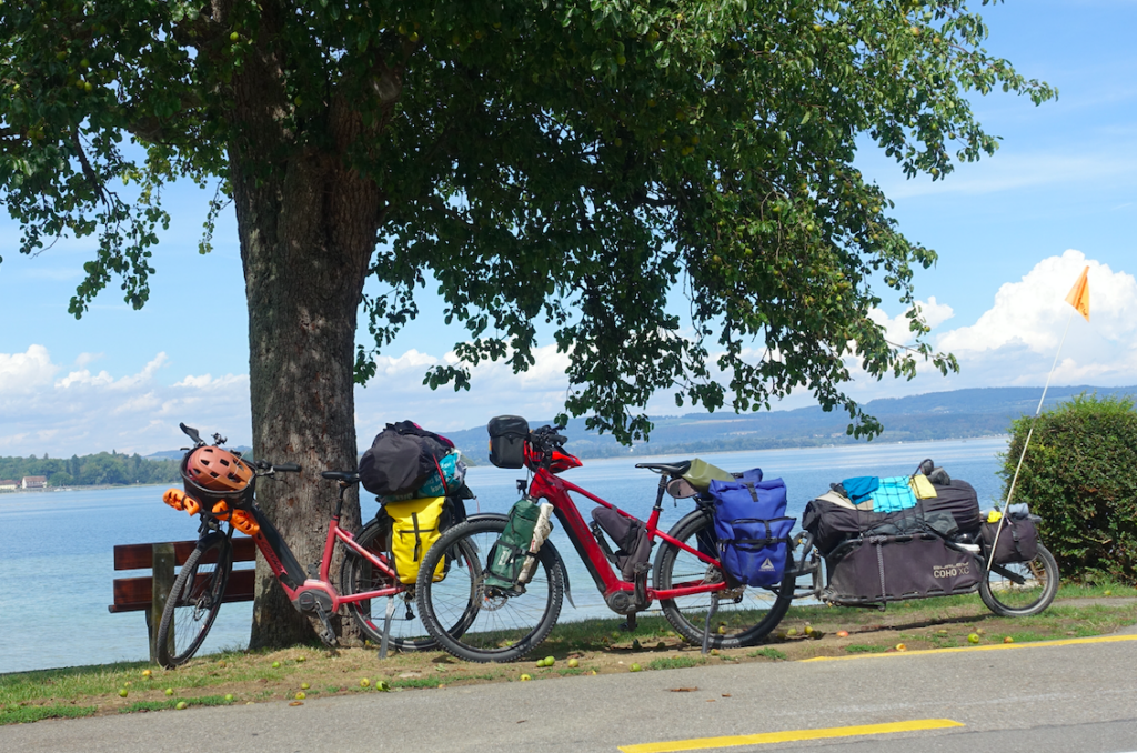 Bodensee-Stilleben mit E-Bikes