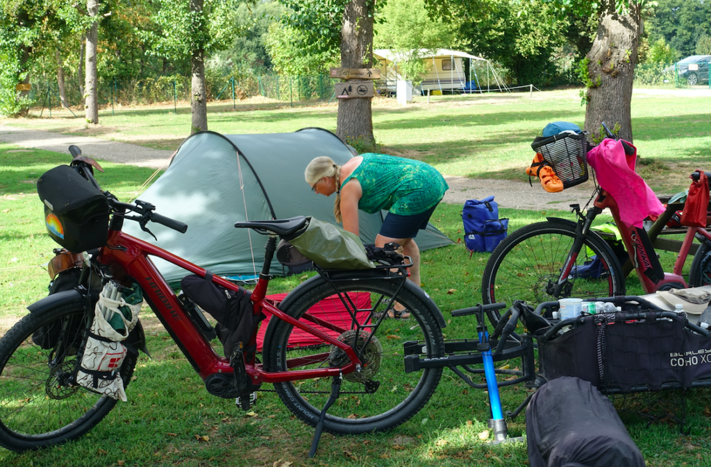 Ankunft auf dem Campingplatz Rülzheim