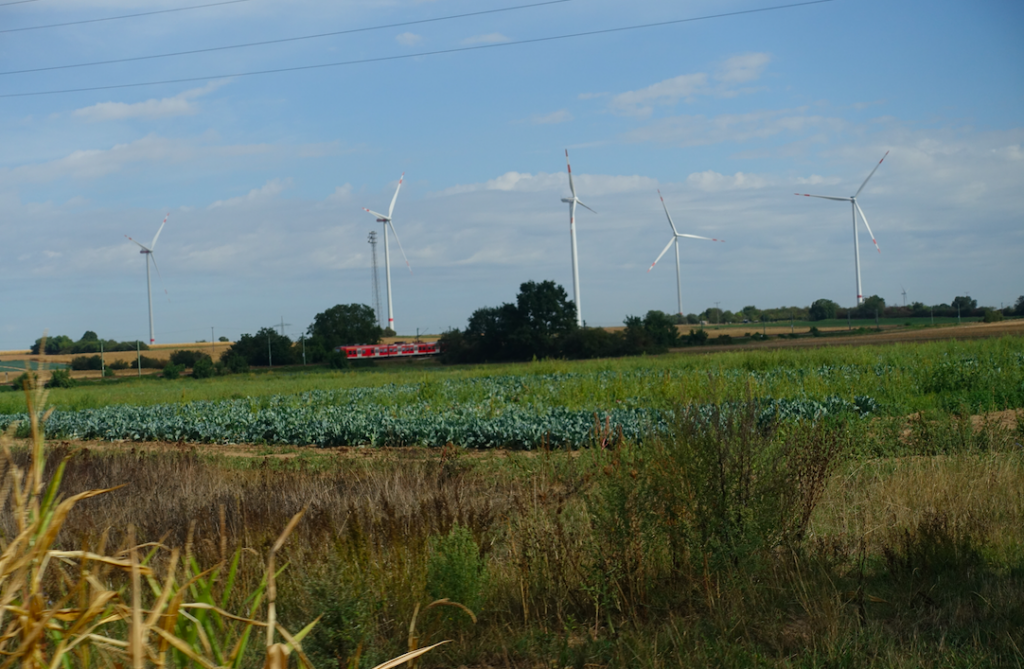 Windräder zeigen, dass wir nicht in Bayern sein können ;) – sondern in Rheinland-Pfalz