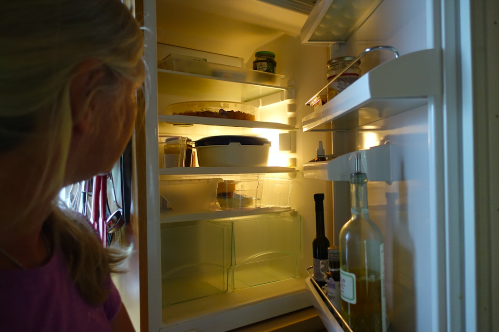… doch unsere lieben Nachbarinnen haben mitgedacht und etwas in den Kühlschrank gestellt! Viiiiielen Dank!